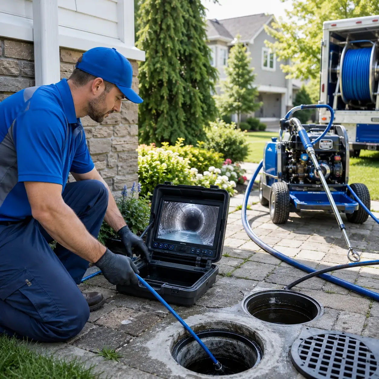 Outdoor drain cleaning professionals serving Peachtree City, GA